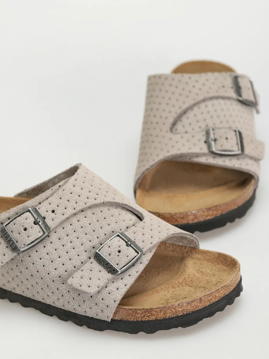 Birkenstock Zurich Suede Embossed Narrow Wmn Flip Flops