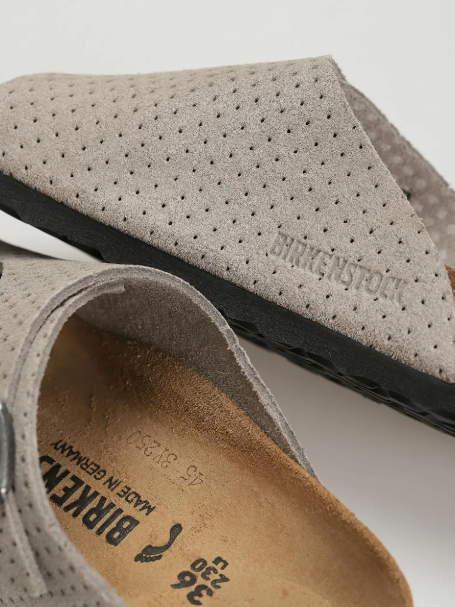 Birkenstock Zurich Suede Embossed Narrow Wmn Flip Flops