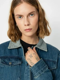 Brixton Cable Embroidered Jacke Wmn