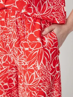 Brixton Indo Linen Wide Leg Hose Wmn