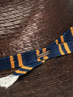 Brixton Leigh Straw Fedora Hut