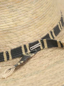 Brixton Leigh Straw Fedora Hut