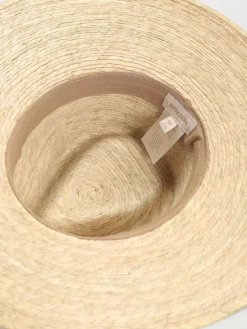 Brixton Leigh Straw Fedora Hut