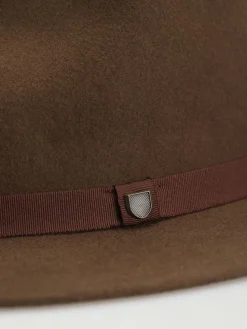 Brixton Messer Packable Fedora Hut/Schibermütze