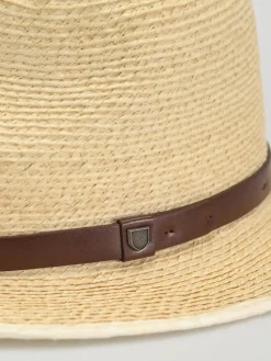 Brixton Messer Straw Fedora Hut