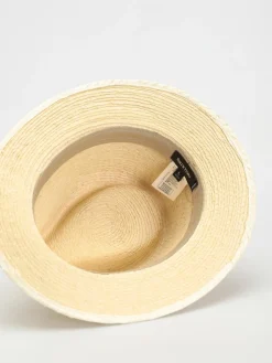 Brixton Messer Straw Fedora Hut