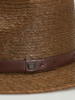 Brixton Messer Straw Fedora Hut