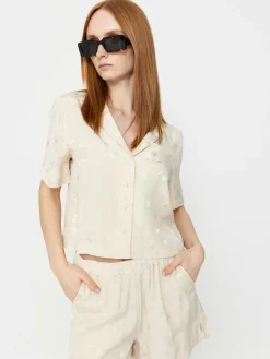 Brixton Silky Jacquard Button Down Wmn Hemd