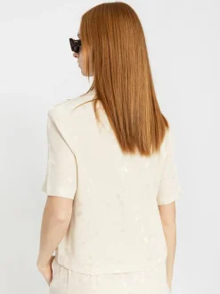 Brixton Silky Jacquard Button Down Wmn Hemd