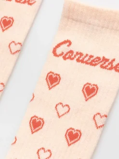 Converse Love Crew Flat Knit Wmn Socken