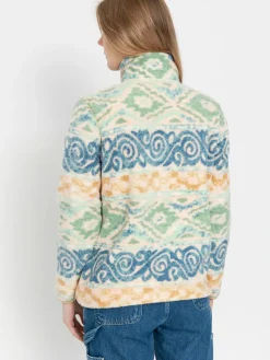 Damen Billabong Boundary Mock 3 Fleece Jacke