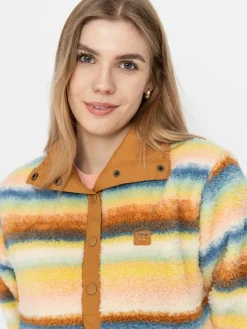 Damen Billabong Switchback Pullover Fleece Jacke