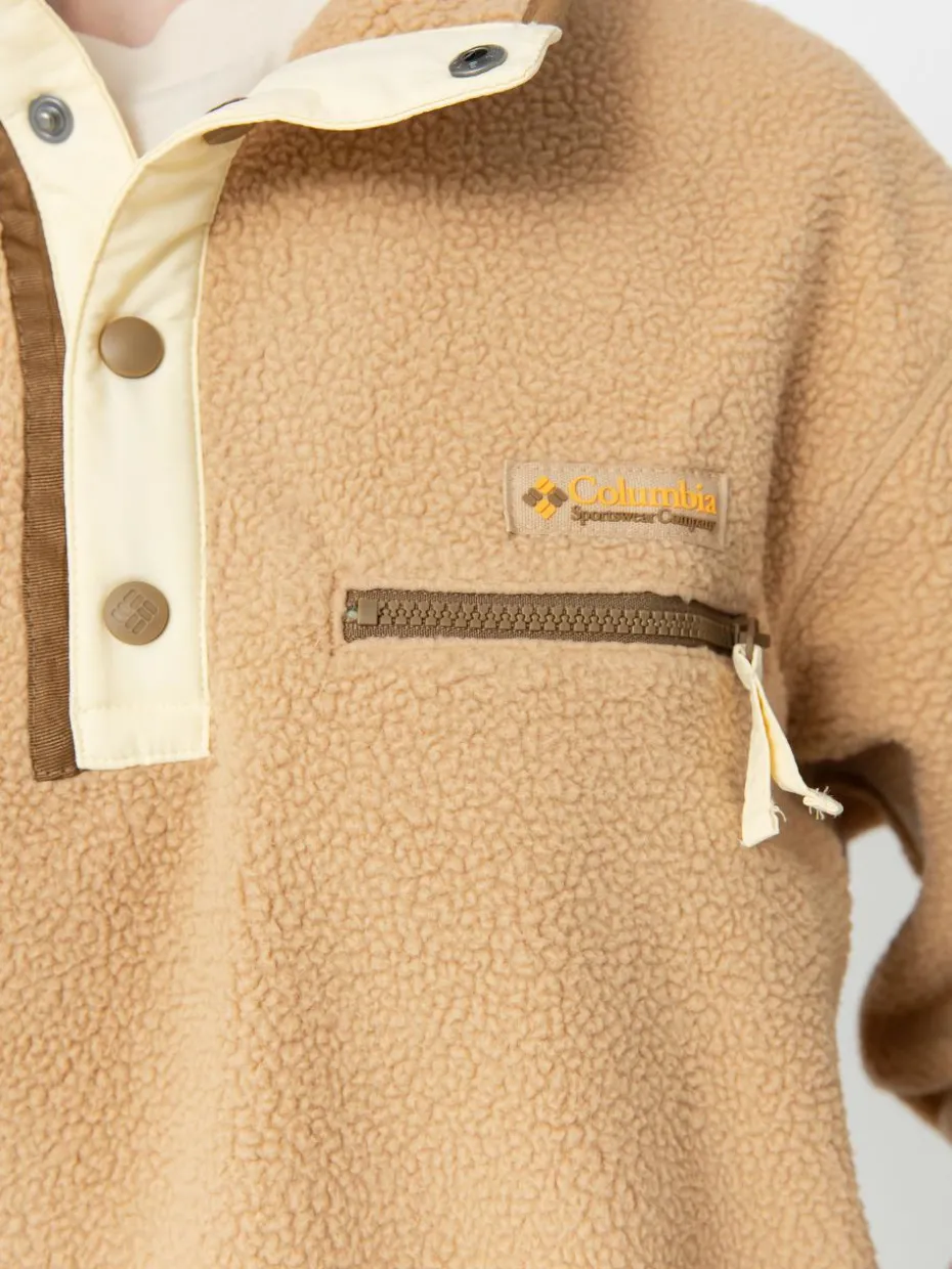 Damen Columbia Helvetia II Cropped Half Snap Fleece Jacke