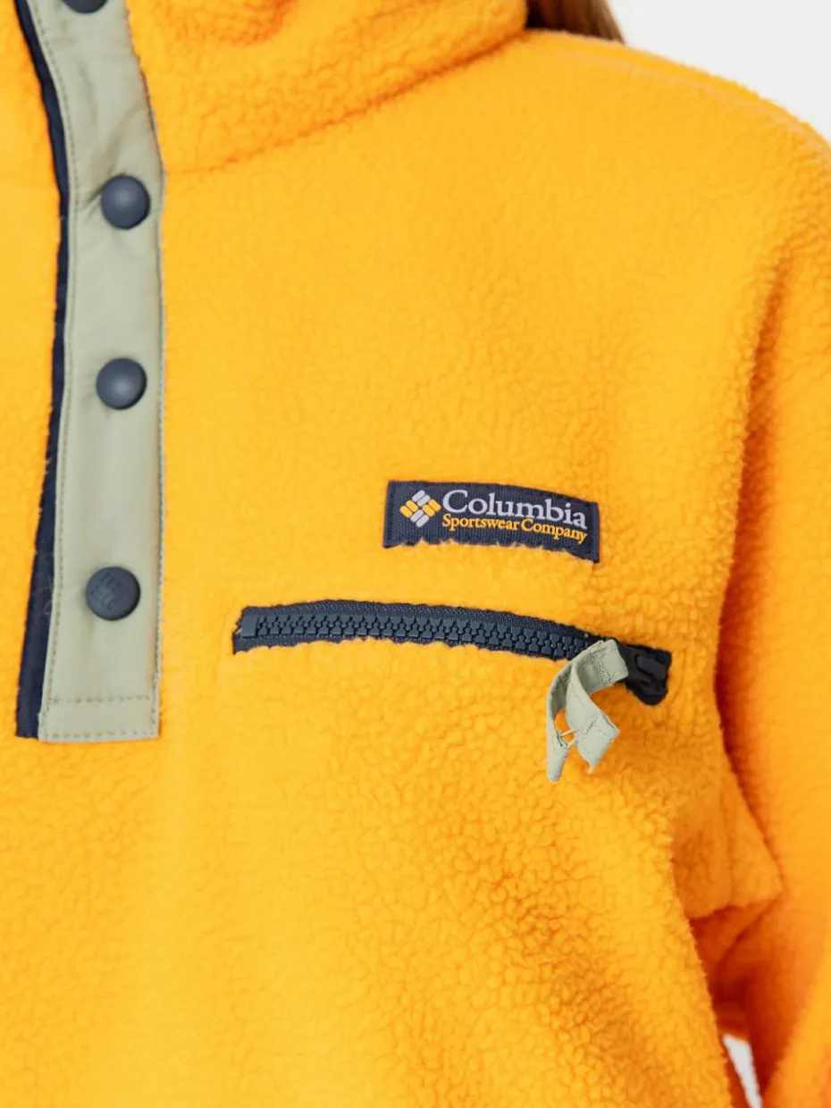 Damen Columbia Helvetia II Cropped Half Snap Fleece Jacke