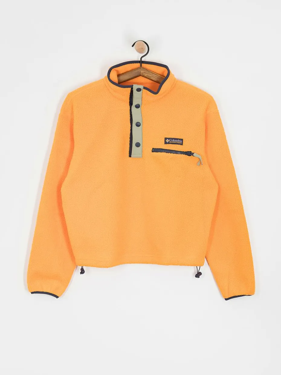 Damen Columbia Helvetia II Cropped Half Snap Fleece Jacke