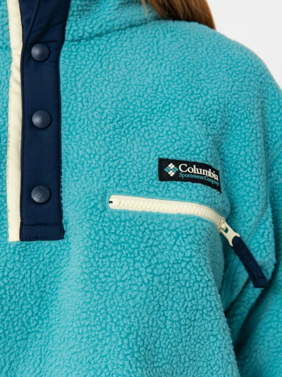 Damen Columbia Helvetia II Cropped Half Snap Fleece Jacke