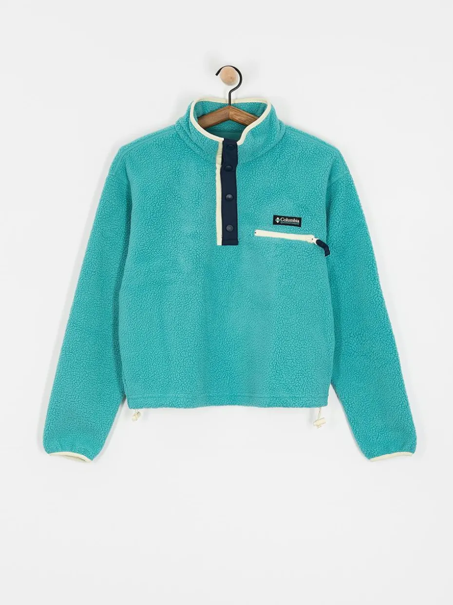 Damen Columbia Helvetia II Cropped Half Snap Fleece Jacke