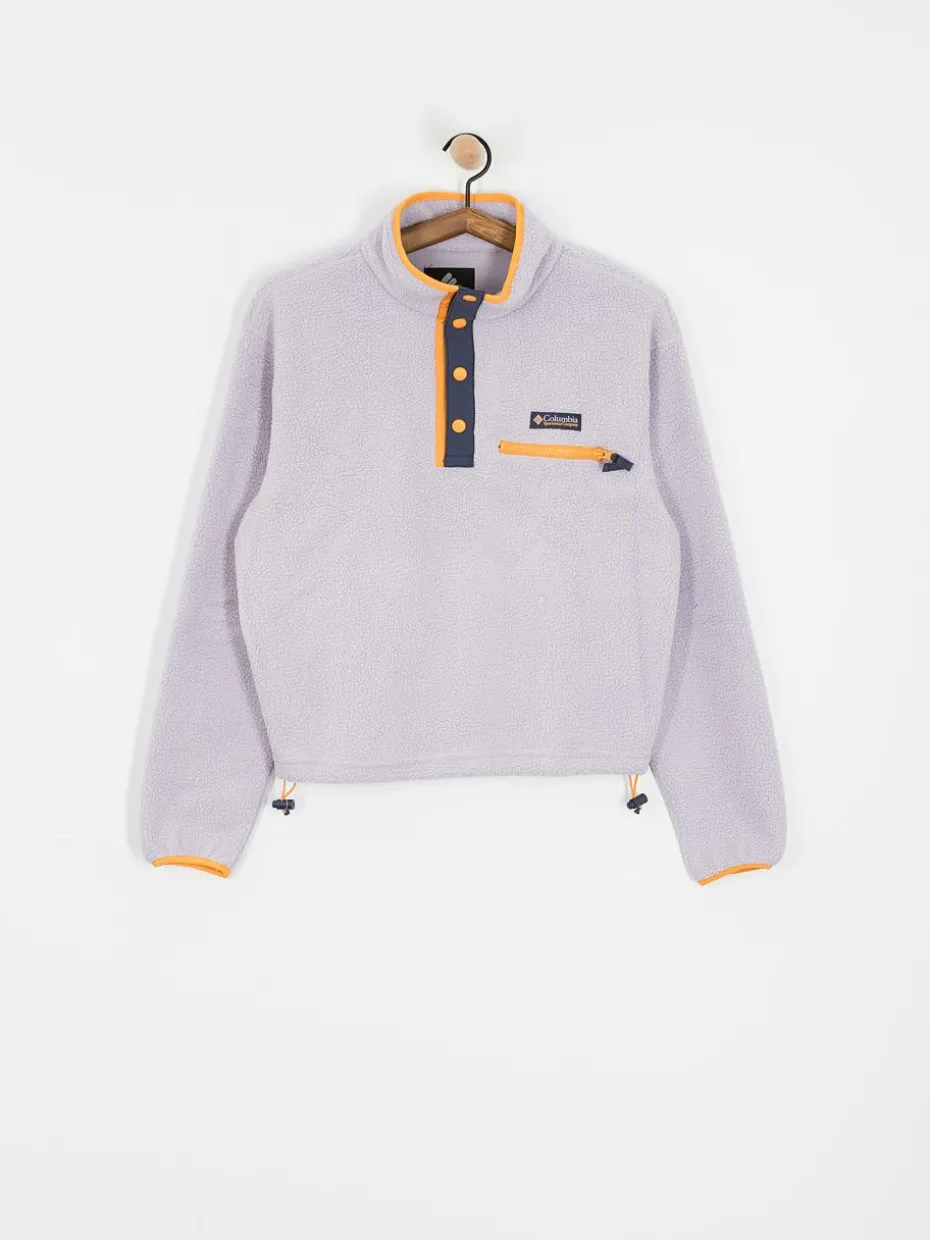 Damen Columbia Helvetia II Cropped Half Snap Fleece Jacke