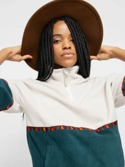 Damen Iriedaily Holina Fleece Troyer Fleecejacke