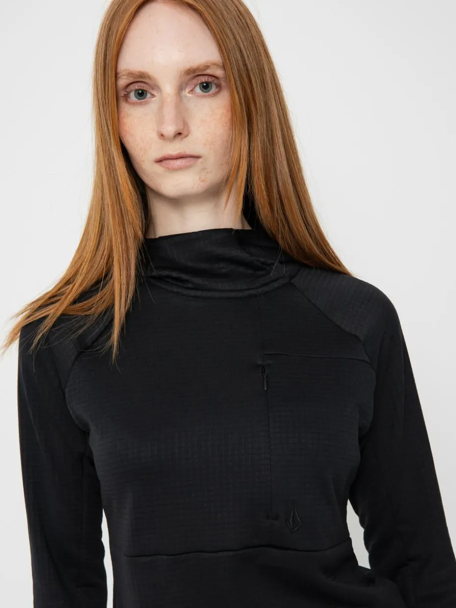 Damen Volcom Aktives Sweatshirt Gridlock Balaclava