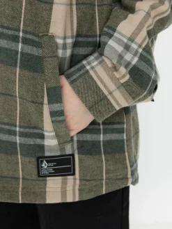 Damen Volcom Snowboard Jacke Ins Riding Flannel