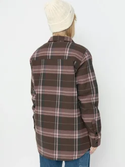 Damen Volcom Snowboard Jacke Ins Riding Flannel