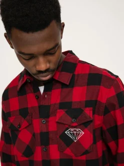 Diamond Supply Co. Dark Idol Flannel Hemd