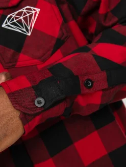 Diamond Supply Co. Dark Idol Flannel Hemd