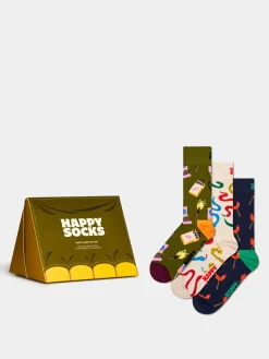Happy Socks 3 Pack Happy Campers Gift Set Socken
