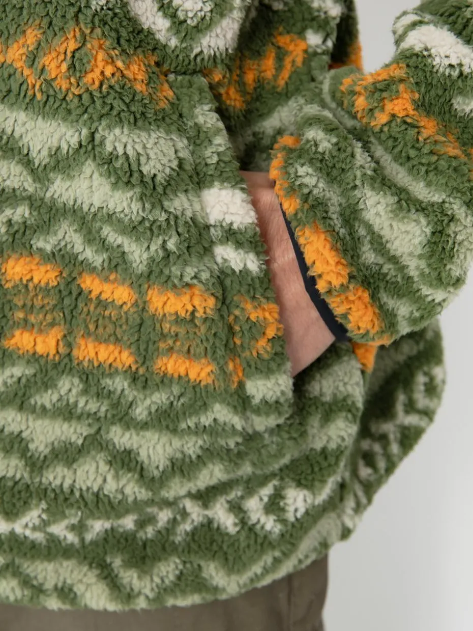 Herren Columbia Fleece Jacke Rugged Ridge Half Snap