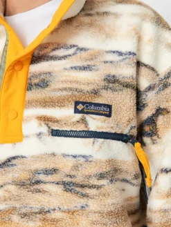 Herren Columbia Helvetia II Printed Half Snap Fleece Jacke