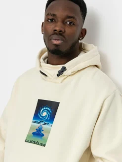 Herren Quiksilver Aktives Sweatshirt Big Logo Tech HD