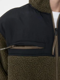 Herren Quiksilver Shallow Water FZ Fleece Jacke