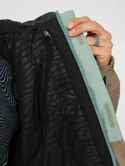 Herren Volcom Snowboard Jacke L Ins Gore Tex