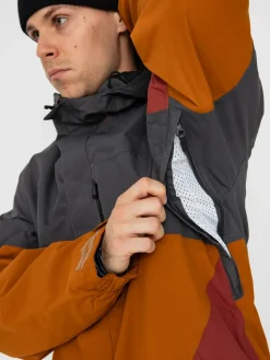 Herren Volcom Snowboard Jacke L Ins Gore Tex