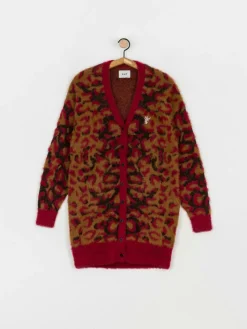 HUF Leopard Knit Duster Pulli Wmn