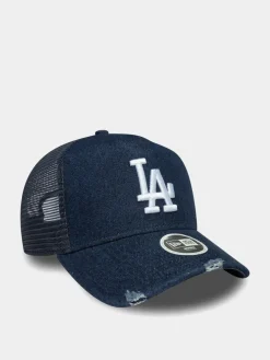 New Era Cap Denim Trucker Los Angeles Dodgers Wmn