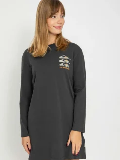 Quiksilver Uni Ls Tee Dress Wmn Longsleeve