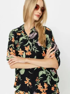 Roxy Beach Nostalgia Crinkle Hemd Wmn