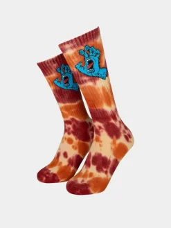 Santa Cruz Socken Screaming Hand Tie Dye
