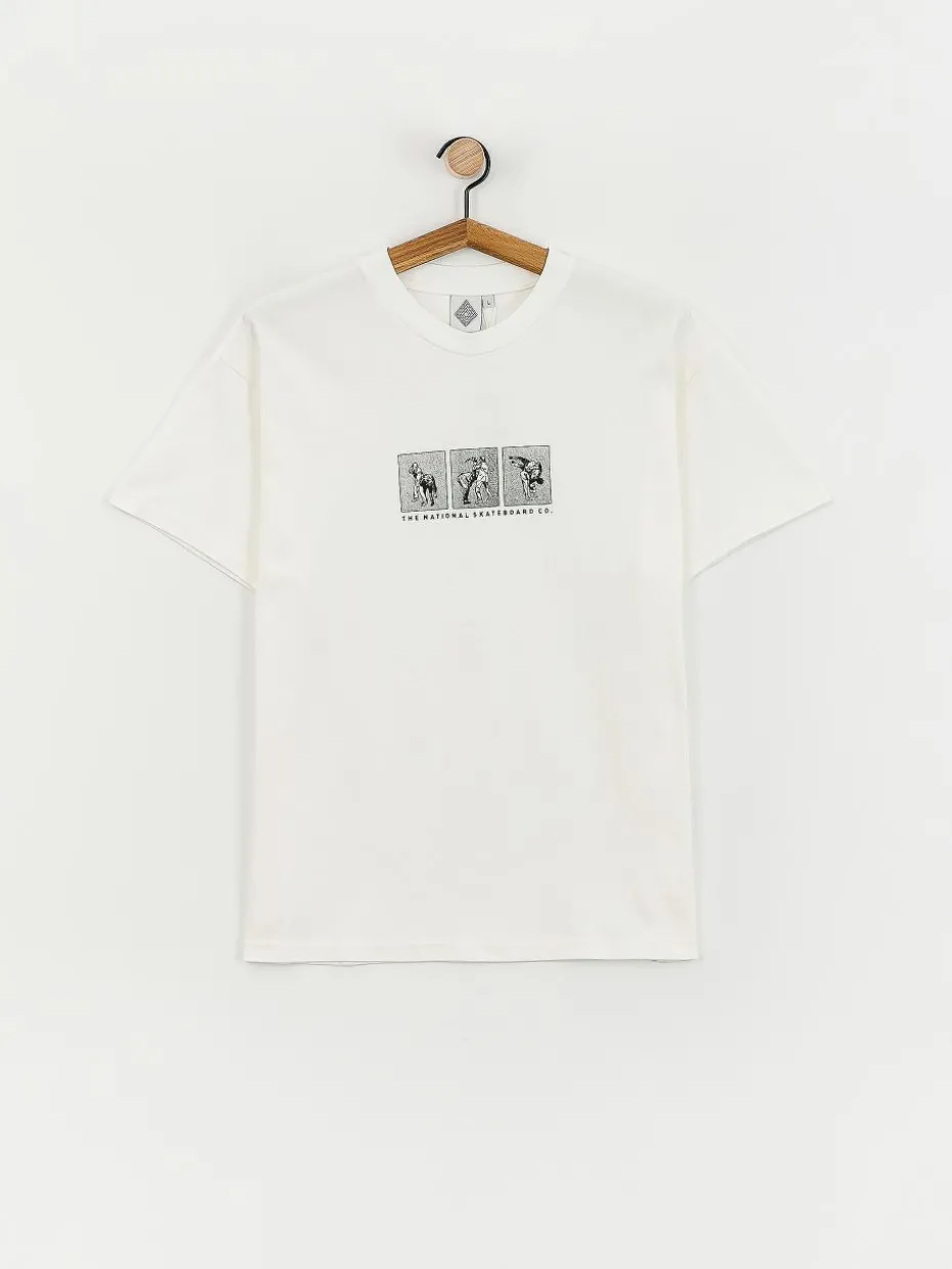 The National Skateboard Co Office Politics Triptych T-Shirt