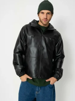 Wasted Paris Kingdom Faux Leather Windbreaker Jacke