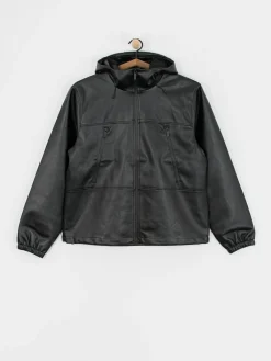 Wasted Paris Kingdom Faux Leather Windbreaker Jacke