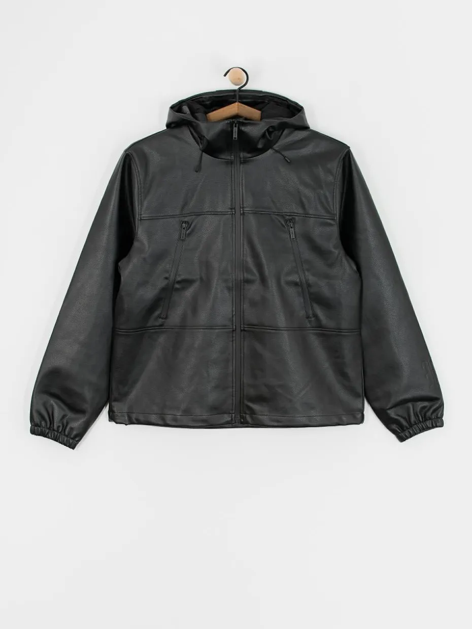 Wasted Paris Kingdom Faux Leather Windbreaker Jacke