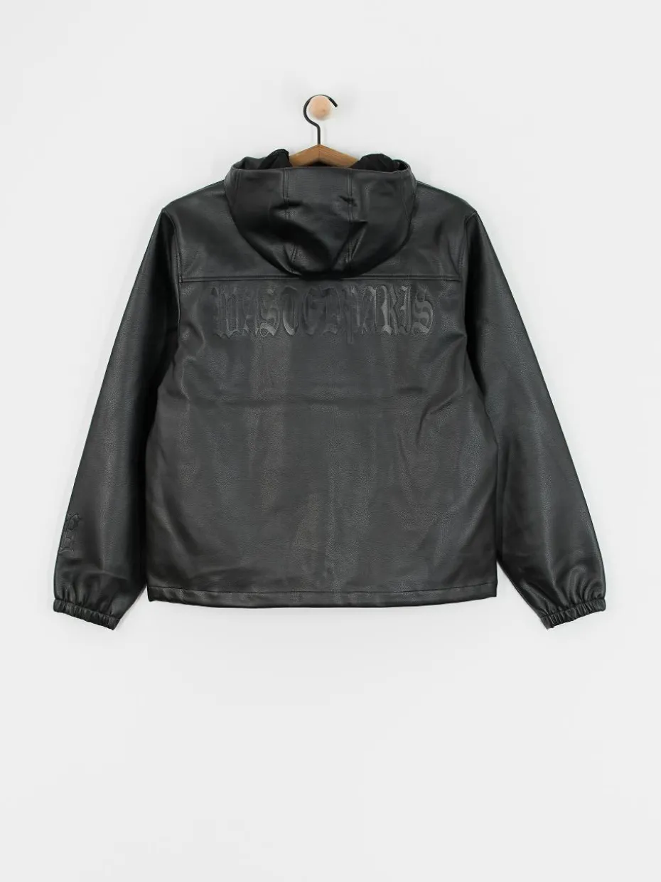 Wasted Paris Kingdom Faux Leather Windbreaker Jacke
